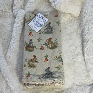 Shabby Chic Easter set of 2 kitchen towels